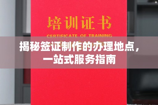 西咸揭秘签证制作的办理地点，一站式服务指南
